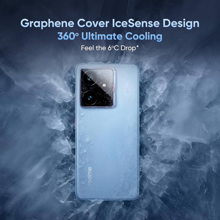 Realme GT 7 5G, 12 Go 512 Go, double sim, dimensité 9400E AMOLED 1,5K 120Hz 7000mAh Charge 120W, bleu