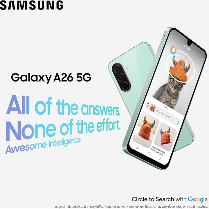 Samsung Galaxy A26 A266, 6+128GB, 5G, Enterprise Edition, 50MP Camera, Black