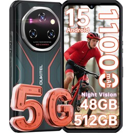 Oukitel WP55 Pro 5G 6,6 pollici 11000 mAh 16GB 512 GB Dual Sim Rosso Robusto