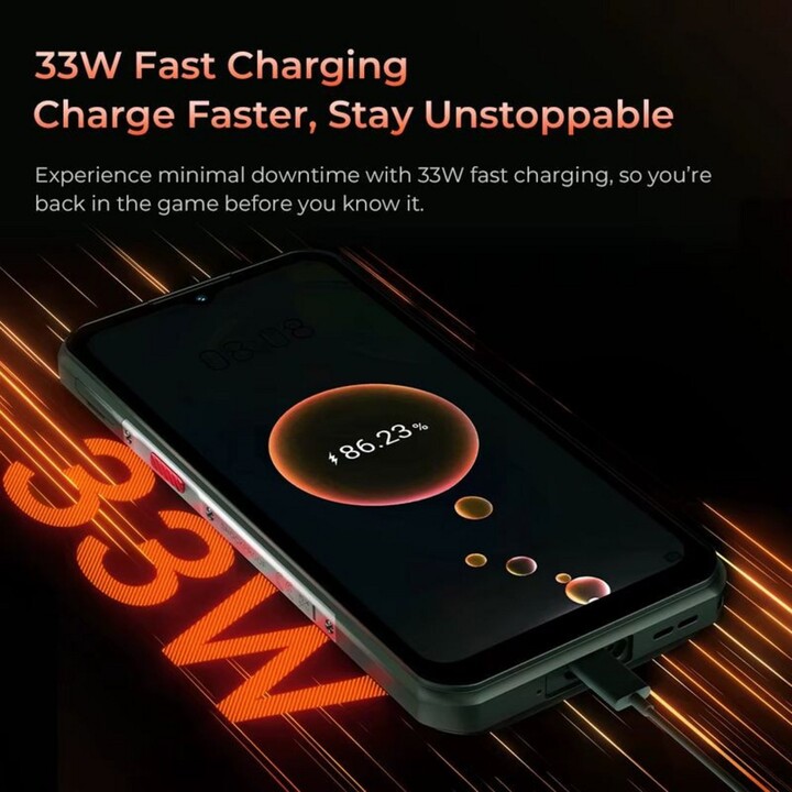 Oukitel WP55 5G 6,6 pollici 11000 mAh 12 GB 256 GB Dual Sim Rosso Robusto
