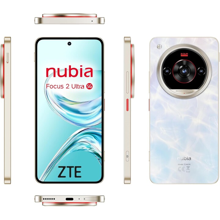 Smartphone ZTE Nubia Focus 2 Ultra 8GB/ 512GB/ 6.8 / White