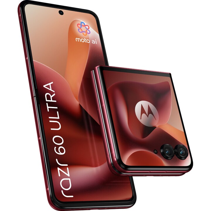 Motorola Razr 60 Ultra 16GB 512GB, 50mp Cámara triple, Sim dual, Burdeos Rood, Rojo