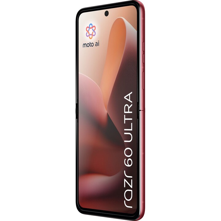 Motorola Razr 60 Ultra 16GB 512GB, 50mp Cámara triple, Sim dual, Burdeos Rood, Rojo