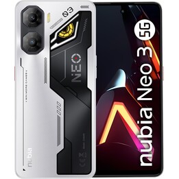 Nubia Neo 3 5G, 6.8 pantalla, 5200 mAh, 33W, 8GB 256GB, plata
