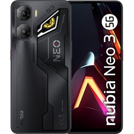 Smartphone Nubia Neo 3 5G, 6,8 écran, 5200 mAh, 33W, 8 Go 256 Go, noir
