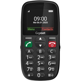 Gigaset GL395 5.59 cm (2.2") 90 g Black Telephone for Seniors