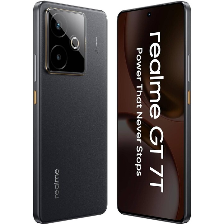 Realme GT 7T 5G, 12GB 256GB, Dual SIM, MediaTek Dimensidad 8400 Batería máxima 7000 mAh Black