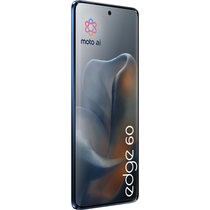 Motorola Edge 60 5G, 12 GB 512 GB, Anzeige 16,9 cm, Android 15, USB-C, 5200mah, Gibraltar Sea, Blau