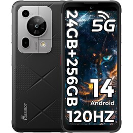 Fossibot F112 Pro 5G, 8 Go 256 Go, 6,88 LCD IPS HD+, 7150 mAh, noir