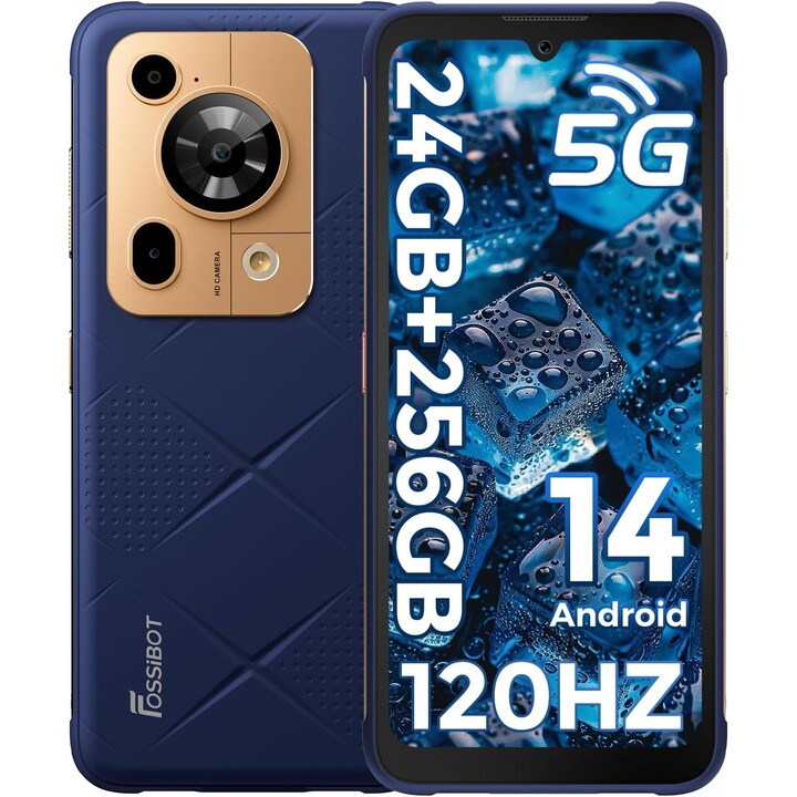 Fossibot F112 Pro 5G, 8GB 256GB, 6.88 LCD IPS HD+, 7150mAh, Azul