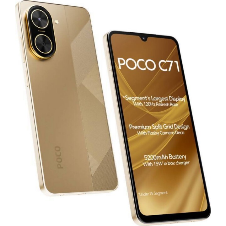 Xiaomi Poco C71 64GB 3GB, Dual SIM, Oro