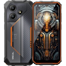 Oscal Marine 2, 4GB+64GB, Dual SIM, 11000mAh (18W), Android 15, Gemini AI, Protección IP69K, NFC, 6.56 HD, 90Hz, naranja