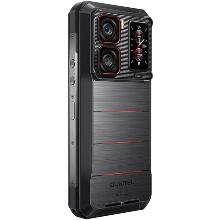 Oukitel WP300 5G, 12GB+512GB, 6.8 Inch Display, 16000mAh Battery, 108MP, Android 15, NFC, Black
