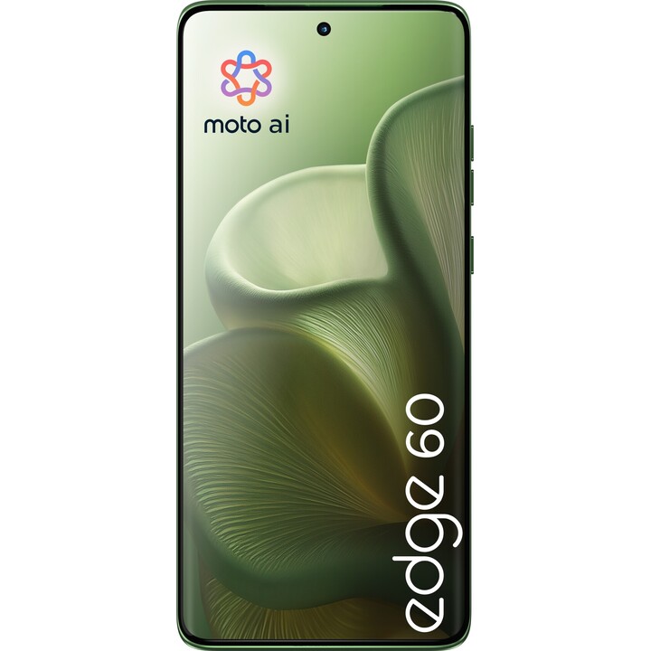 Motorola Edge 60 5G, 12 Go 512 Go, double sim, 16,9cm (6,67) Affichage, Android 15, USB-C, 5200mAh, vert