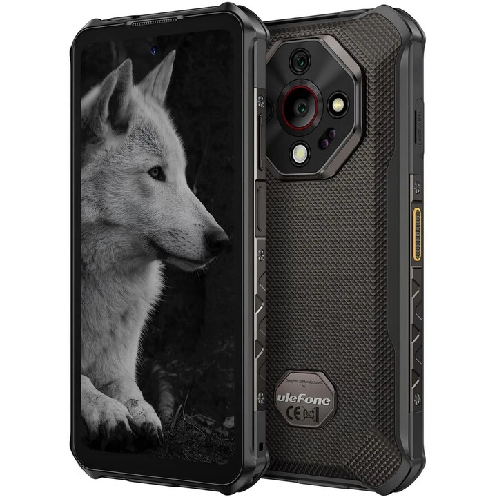 Ulefone Armor X16 Pro 5G, 8GB 256GB, 64MP Triple Camera 25MP Visión nocturna, Wasteland Shadow, Negro