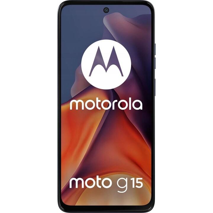 Motorola Moto G15 17,1cm (6.72), 8GB 128GB, 4G Smartphone, Dual SIM, Android 15, USB Type C, 5200mAh, Marine Blue