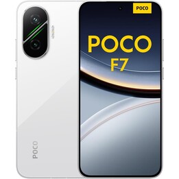 Xiaomi Poco F7 5G, 12 GB 256GB, Snapdragon® 8S Gen 4, 6500MAH, 50 MP con OIS, display AMOLED da 120 Hz da 120Hz da 6,83, bianco,
