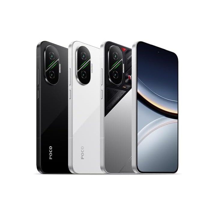 Xiaomi Poco F7 5G, 12 GB 256GB, Snapdragon® 8S Gen 4, 6500MAH, 50 MP con OIS, display AMOLED da 120 Hz da 120Hz da 6,83, bianco,