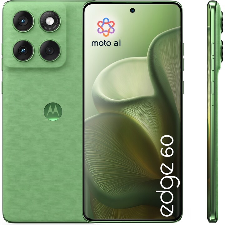 Motorola Edge 60 5G, 8GB 256GB, Dual Sim, 16,9cm (6.67) Display, Android 15, USB-C, 5200mAh, Green
