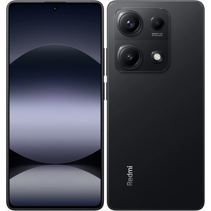 Xiaomi Redmi Note 14s, 8+128GB, NFC, 6.67 AMOLED display, 200 MPx camera, 5000 mAh battery, Black