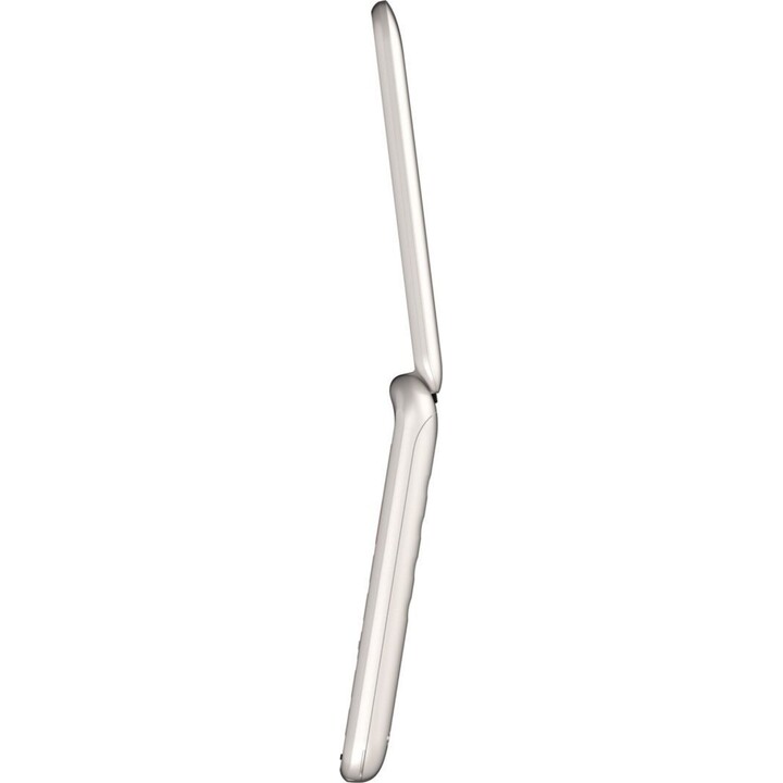 Téléphone Gigaset GL595 blanc pour seniors, écran de 7,11 cm (2,8"), poids de 114 g