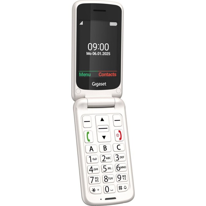 Smartphone Gigaset GL595 7,11 cm (2,8") 114 g weiß Seniorentelefon