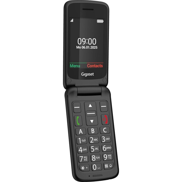 Gigaset GL595 7.11 cm (2.8") 114 g Black Senior Phone