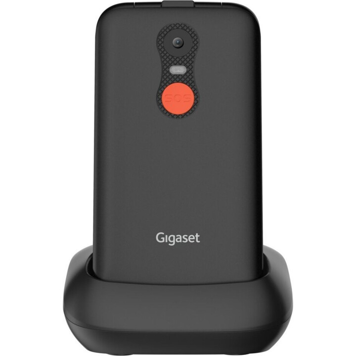 Gigaset GL595 7,11 cm (2,8") 114 g Nero Telefono per anziani