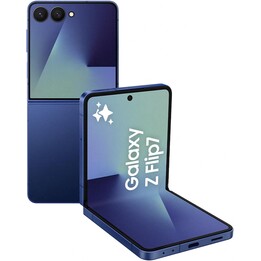 Samsung Galaxy Z Flip7 5G, 12GB 256GB, teléfono AI, pantalla de cubierta grande, cámara de 50mp, 4300 mAh, Azul Shadow