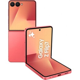 Samsung Galaxy Z Flip7 5G, 12GB 256GB, teléfono AI, pantalla de cubierta grande, cámara de 50mp, 4300 mAh, rojo de coral