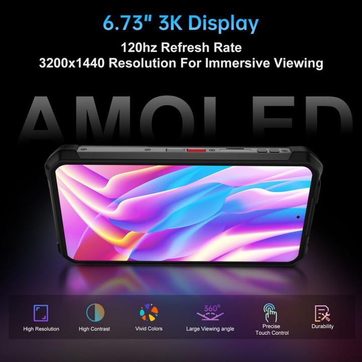 Unihertz 8849 Tank 4 Pro Cinema Projector 5G 16GB/512GB Negro Rugged
