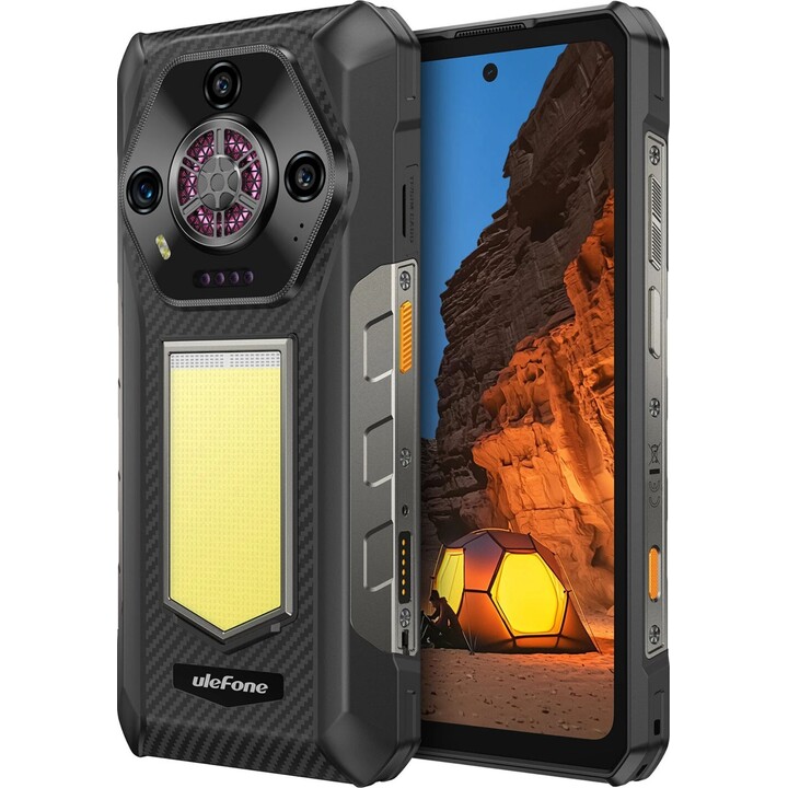 Ulefone Armor 30, 12GB+512GB, Visión nocturna, IP68/IP69K, 6.95 pulgadas Android 15 Helio G100 Octa Core, NFC, OTG, Negro