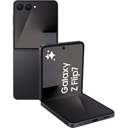 Samsung Galaxy Z Flip7 5G, 12GB 512GB, teléfono AI, pantalla de cubierta grande, cámara de 50mp, 4300 mAh, negro azabache