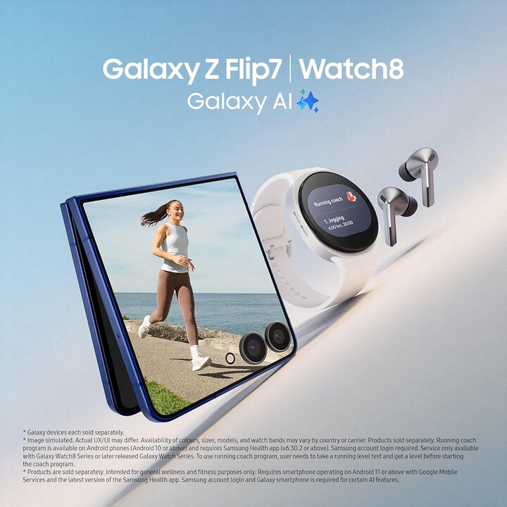 Samsung Galaxy Z Flip7 5G, 12GB 512GB, teléfono AI, pantalla de cubierta grande, cámara de 50mp, 4300 mAh, negro azabache