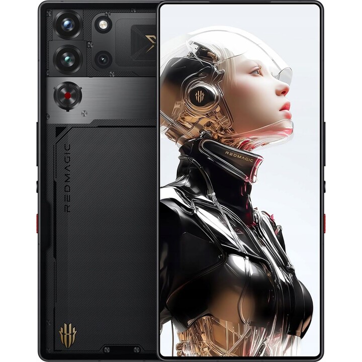 Nubia Redmagic 10s Pro 5G, 512 Go 16 Go de RAM, 144 Hz, 6,85, noir Dusk