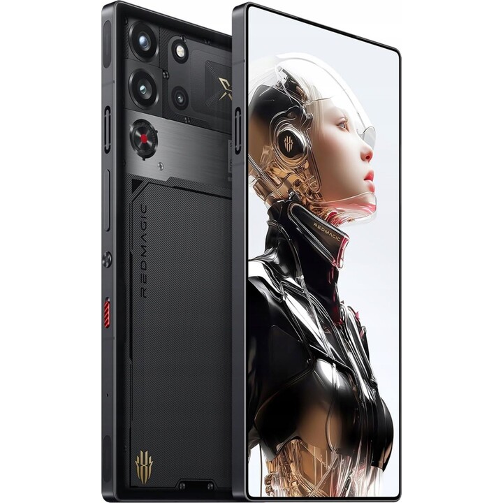 Nubia Redmagic 10s Pro 5G, 512 Go 16 Go de RAM, 144 Hz, 6,85, noir Dusk
