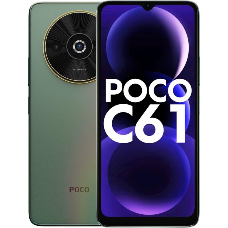 POCO C61 Green 128GB スマートフォン本体 CSmobiles