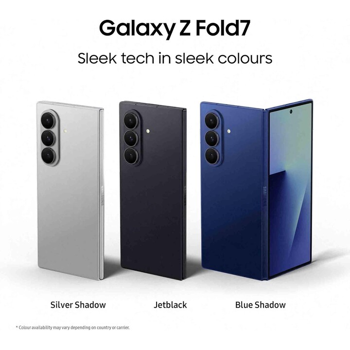 Samsung Galaxy Z Fold7 5G, 12 Go 256 Go, téléphone AI, grand écran, appareil photo 200MP, 4400mAh, Silver Shadow