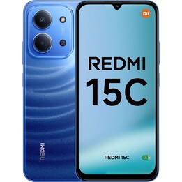 Xiaomi Redmi 15C, 256 GB, 4GB di RAM, 6,9 HD+, MediaTek Helio G81-Ultra, 6000 MAH, blu