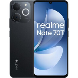 Realme Note 70T, 128GB 4GB, 17.1 Cm, Dual Sim, Android 15, USB-C, 6000 mAh, Black