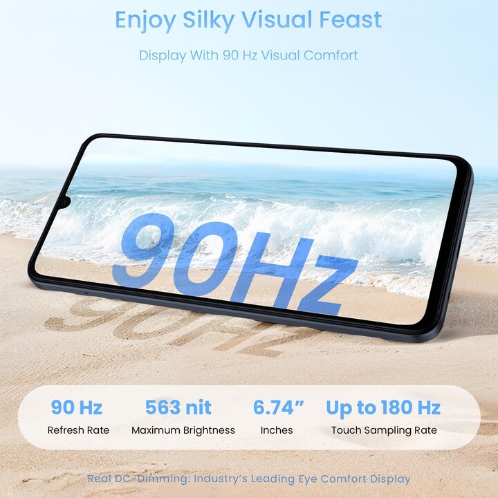 Realme Note 70T, 128GB 4GB, 17.1 Cm, Dual Sim, Android 15, USB-C, 6000 mAh, Black