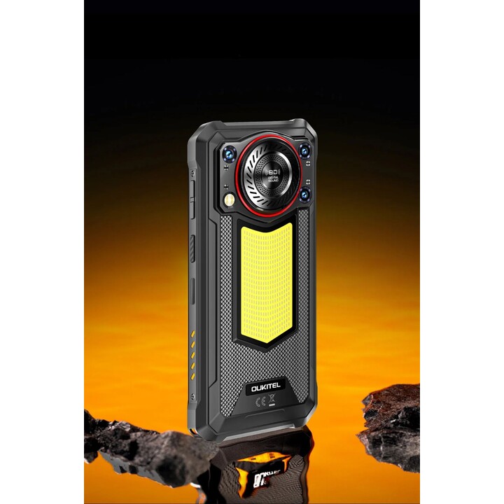 OUKITEL WP53S, 4+128GB, 4G Rugged Smartphone, Unisoc T615, 11000mAh Battery, Black