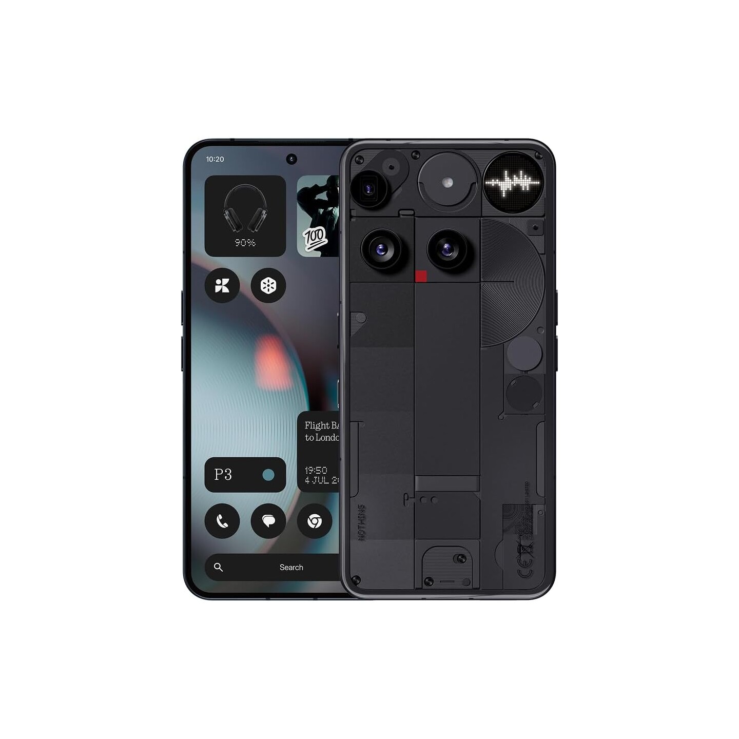 Nothing Phone 3 12GB 256GB Black - 50MP Triple Camera 6.67