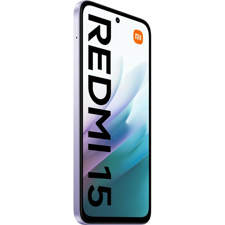 Xiaomi Redmi 15 NFC, 6 GB RAM 128GB, Dual SIM, 6,90 HD+ 144Hz, 7000 mAh, Sandy Roxo