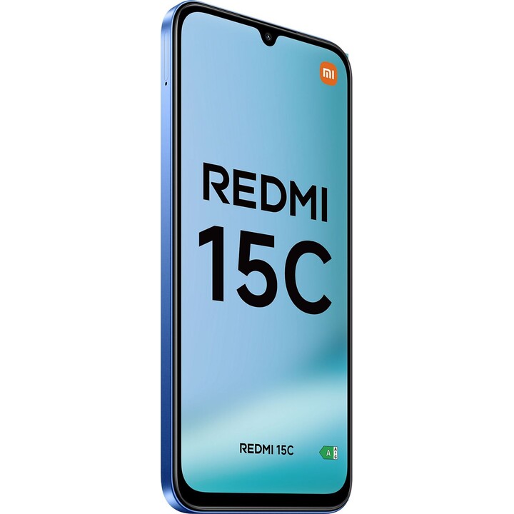 Xiaomi Redmi 15C, 128GB, 4GB RAM, 6.9 HD+, MediaTek Helio G81-Ultra, 6000 mAh, Blue
