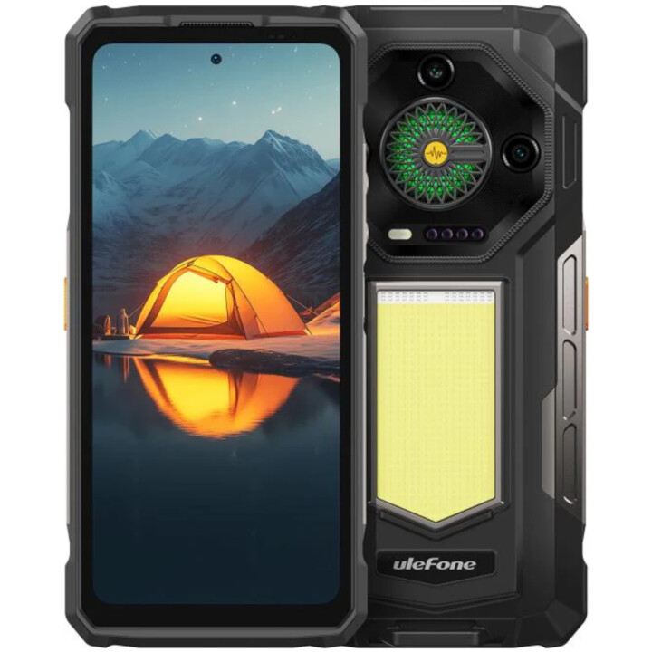 Ulefone Armor 33, 12GB RAM 512GB, 6.95‑inch Display, 50MP+64MP+50MP, 25,500mAh Battery, Black