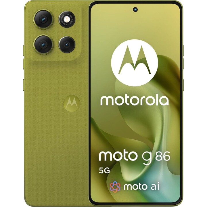 Motorola XT2527-2 Moto G86 Power 5G, 256GB 12GB RAM, Dual Sim, Pantone Golden Cypress, Green