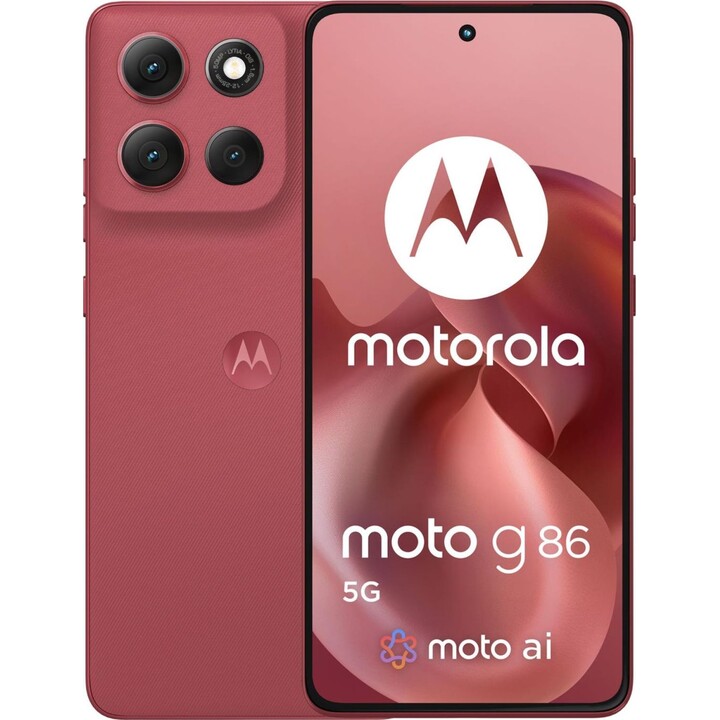 Motorola XT2527-2 Moto G86 Power 5G, 256 GB 12 GB RAM, Dual Sim, Pantone Chrysanthemum, Rosa