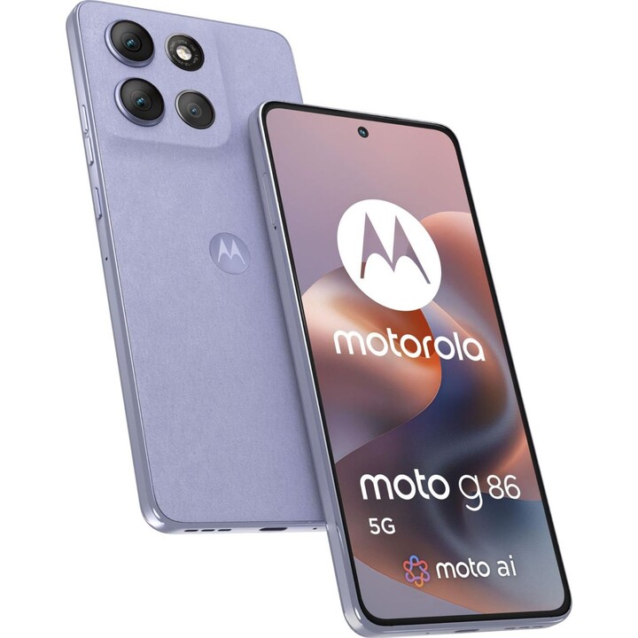 Smartphone Motorola XT2527-2 Moto G86 Power 5G, 256GB 12GB RAM, Dual Sim, Pantone Cosmic Sky, Purple