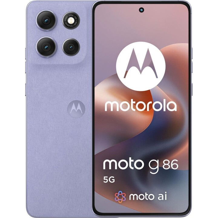 Motorola XT2527-2 Moto G86 Power 5G, 256 GB da 12 GB di RAM, Dual Sim, Pantone Cosmic Sky, Viola